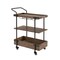 Alaterre Furniture Kyra 32"L Oak and Metal Bar Cart ANKY62RBG - alternate 5